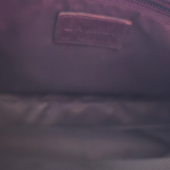 Ralph Lauren Elegant Brown Houndstooth Shoulder Bag Vintage 9"H 11-1/2"W 3"D - Picture 9 of 13